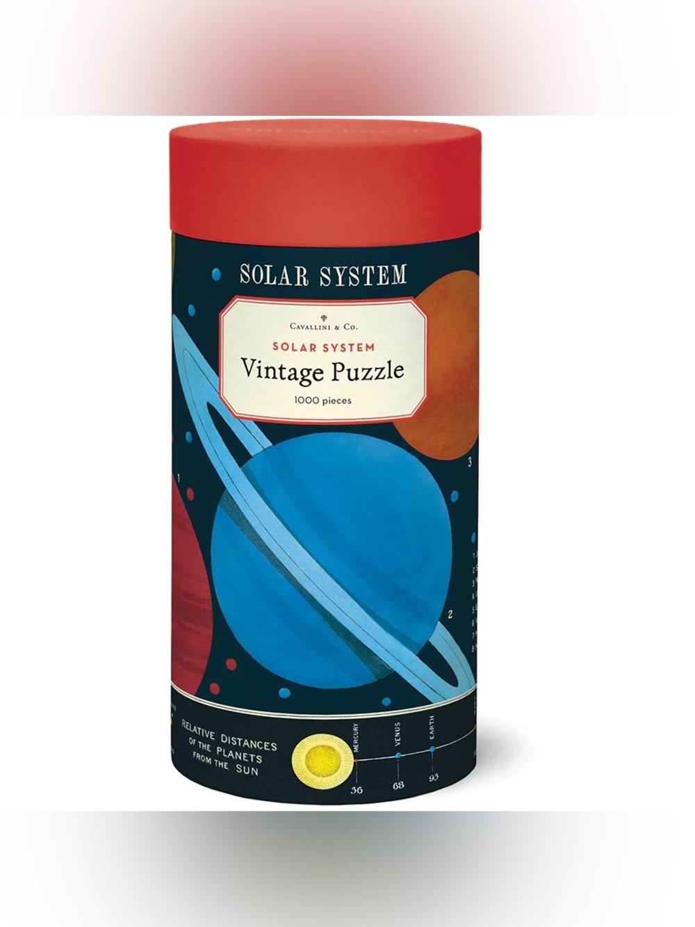 Solar System 1,000 Piece Puzzle by Cavallini & Co.